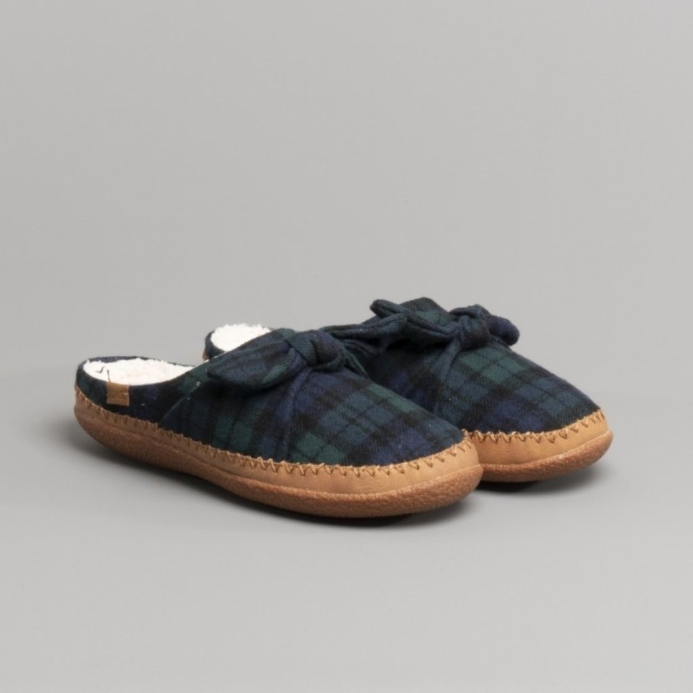 Toms Ivy Plaid Slippers